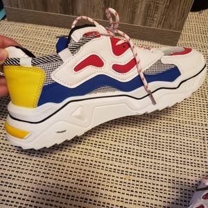 Multicolor bulky sneakers